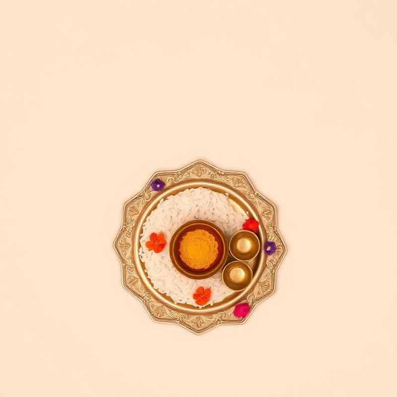 Premium Brass Pooja Thali